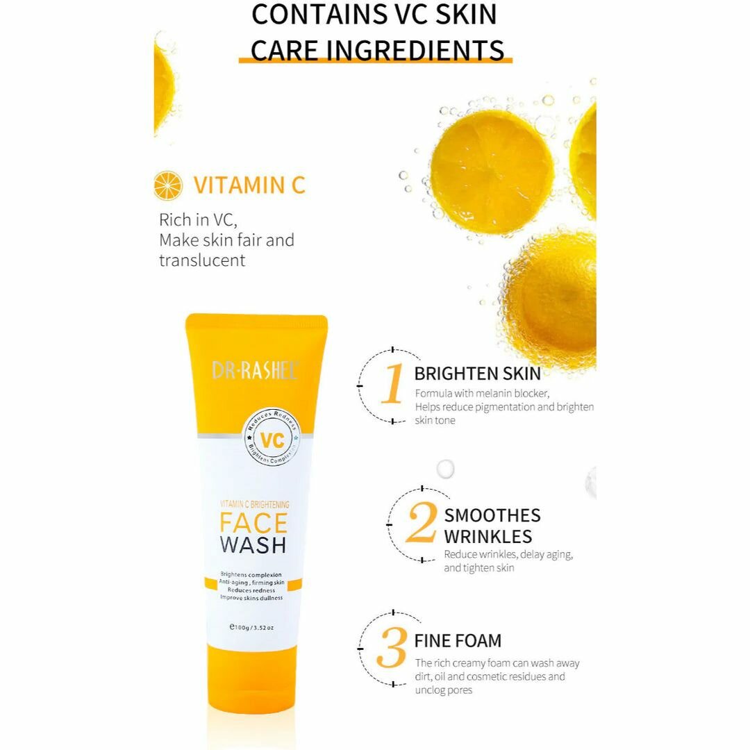 Dr Rashel Vit. C Brightening Face Wash