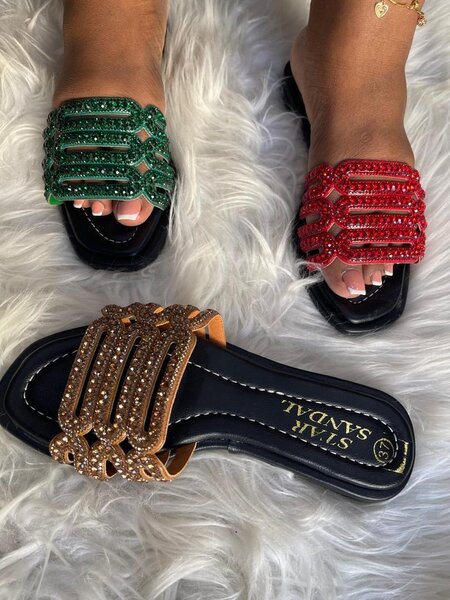 Sandales Perlées Élégantes