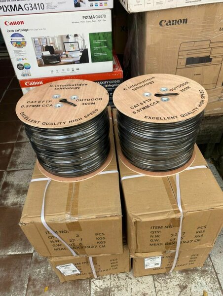 Bobine câble réseau CAT6 FTP 305m