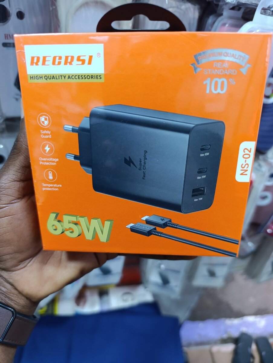 Chargeur rapide 65W Regrsi