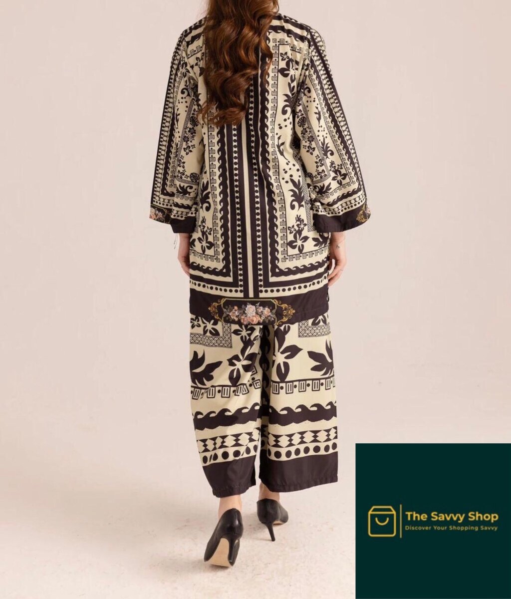 Printed suit