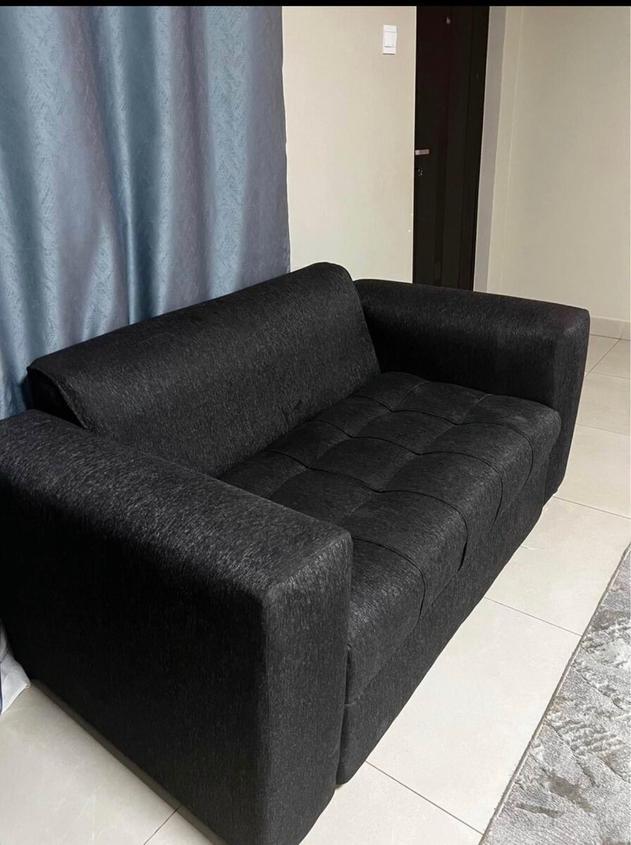 Charcoal Grey 3 Piece Couch Set