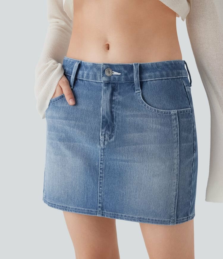 Jupe en Jean Classique Femme