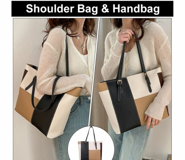 Ladies shoulder and handbag