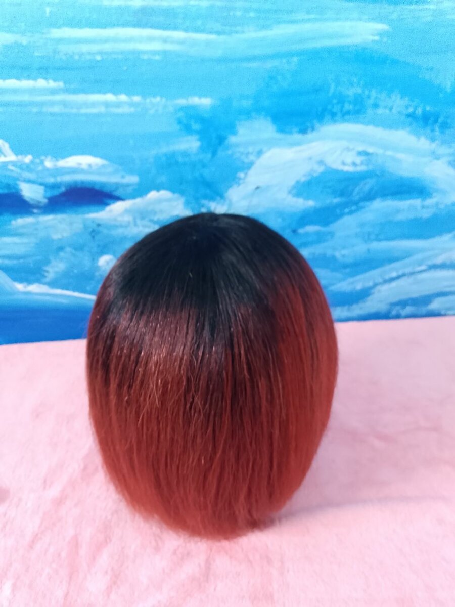 Perruque ombrée bicolore