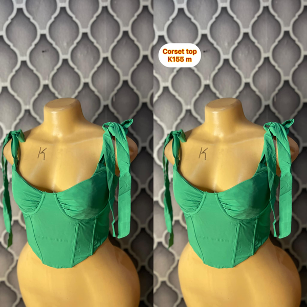 Beautiful thrifted corset tops and tops 