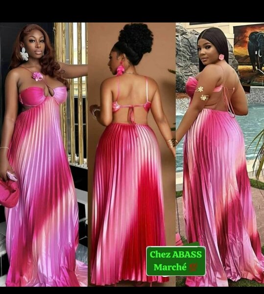 Robe Longue Bohème Rose