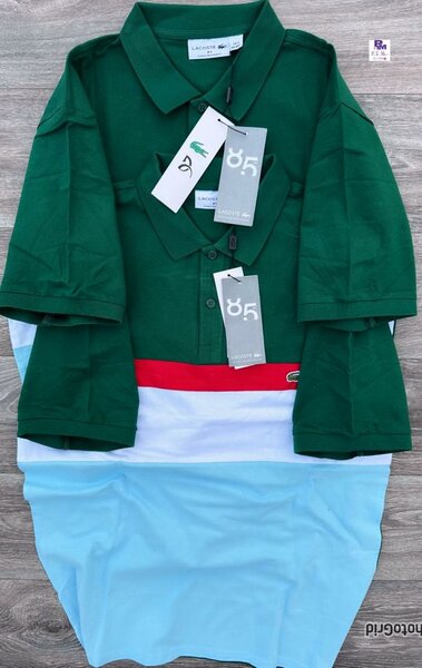 Polo homme élégant vert