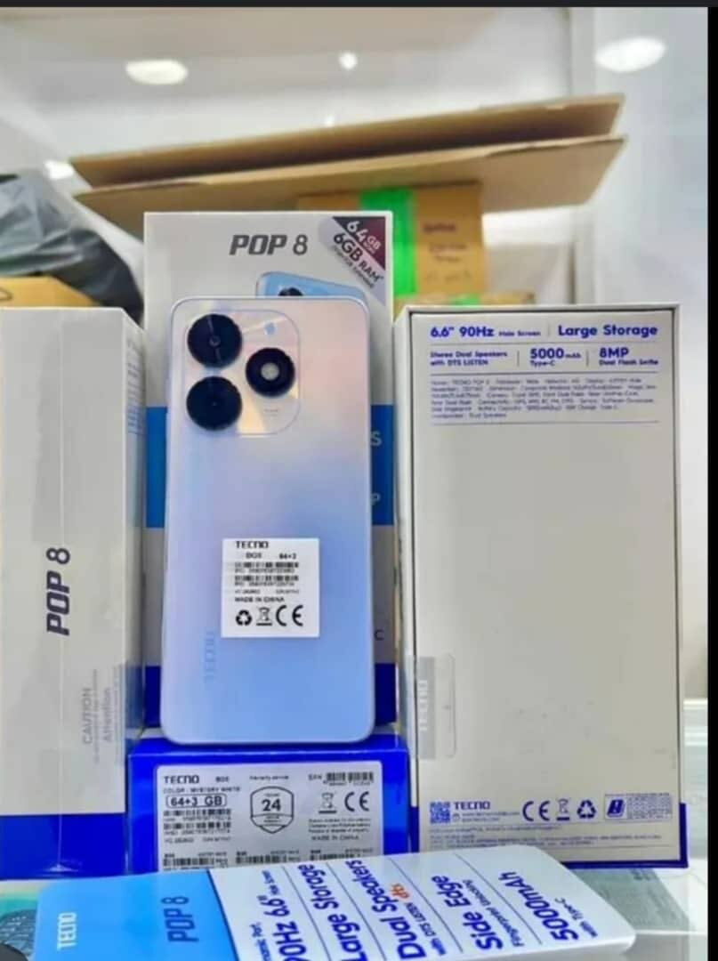 Tecno Pop 8 - 6.6" 64GB