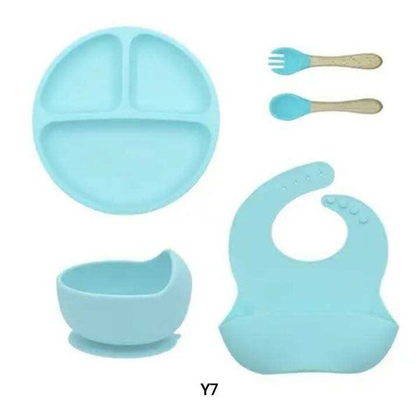 Ensemble repas bébé silicone