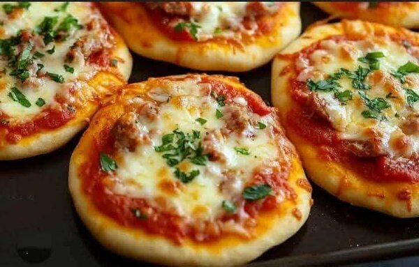 Délicieuses mini pizzas maison