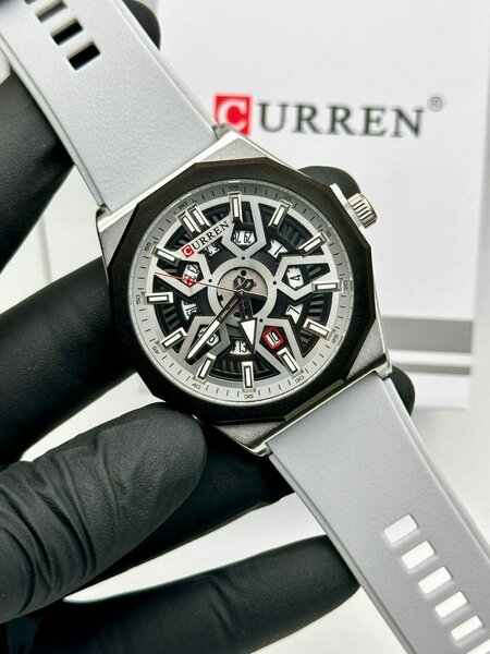 Curren unisexe silicone gris