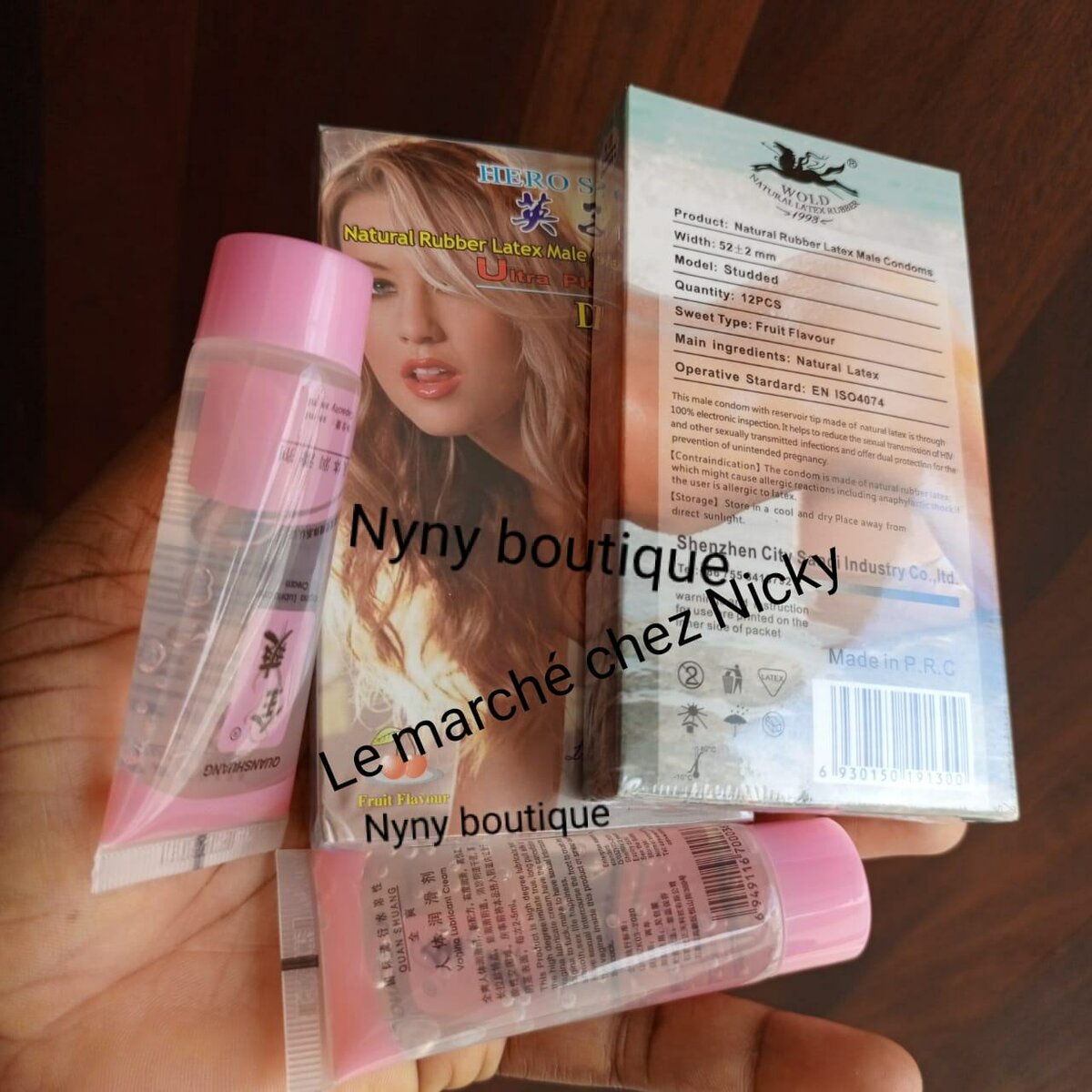 24 préservatifs + 2lub