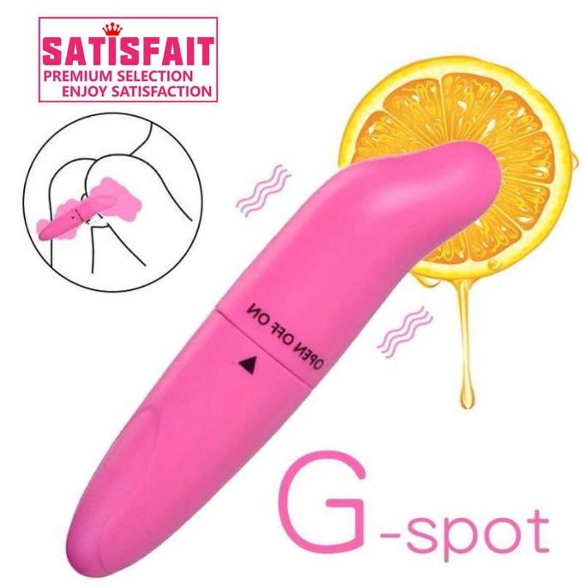 Vibromasseur G-spot Satisfait