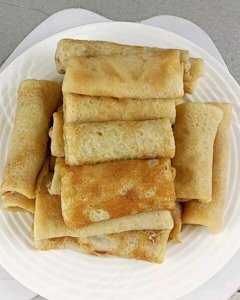 Crêpes natures et cacao