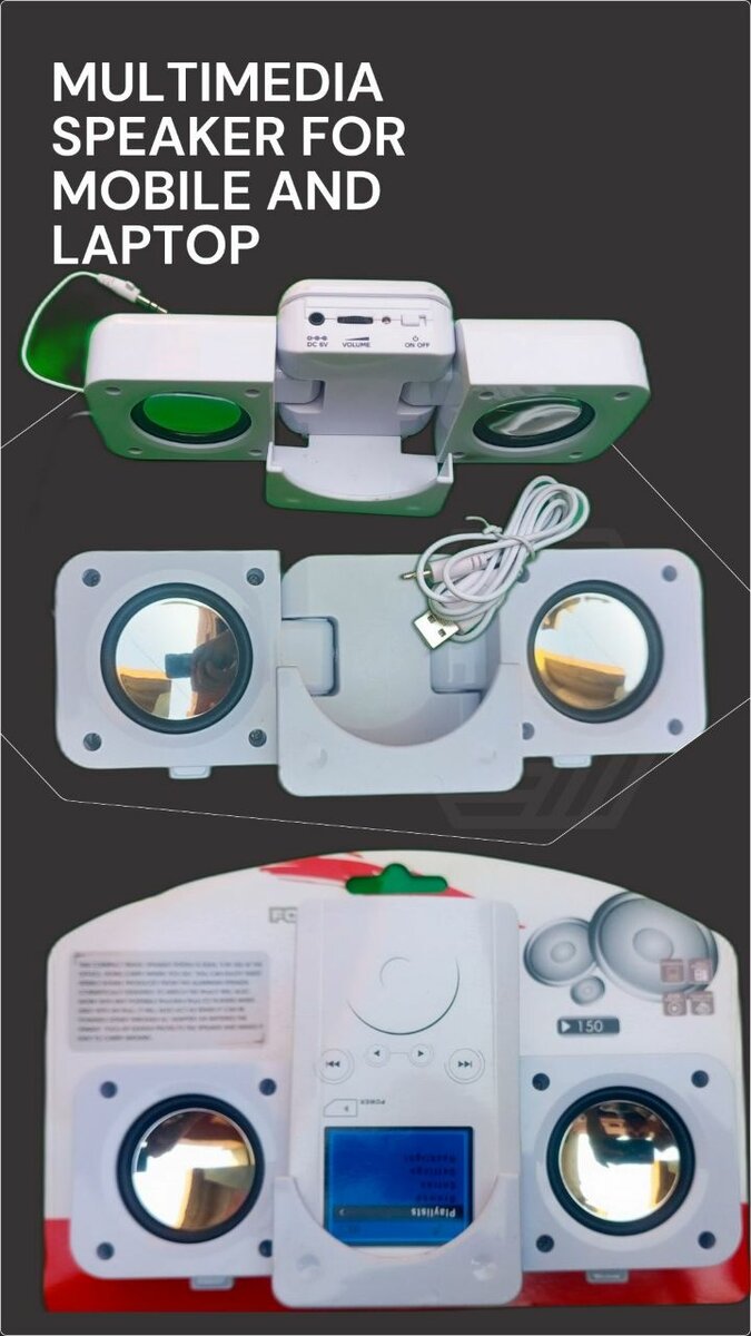 Fold up Amplified Portable speaker