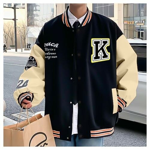 Fashion Men's Varsity Jacket - Stylish, Comfortable, Durable