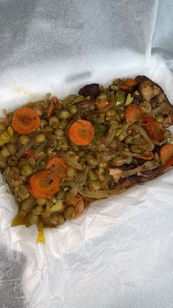 petit pois au poulet