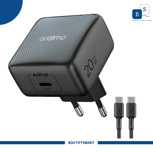 Chargeur rapide 20W USB-C Oraimo