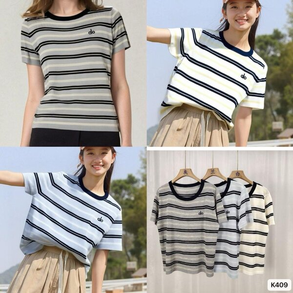 T-shirt rayé confortable