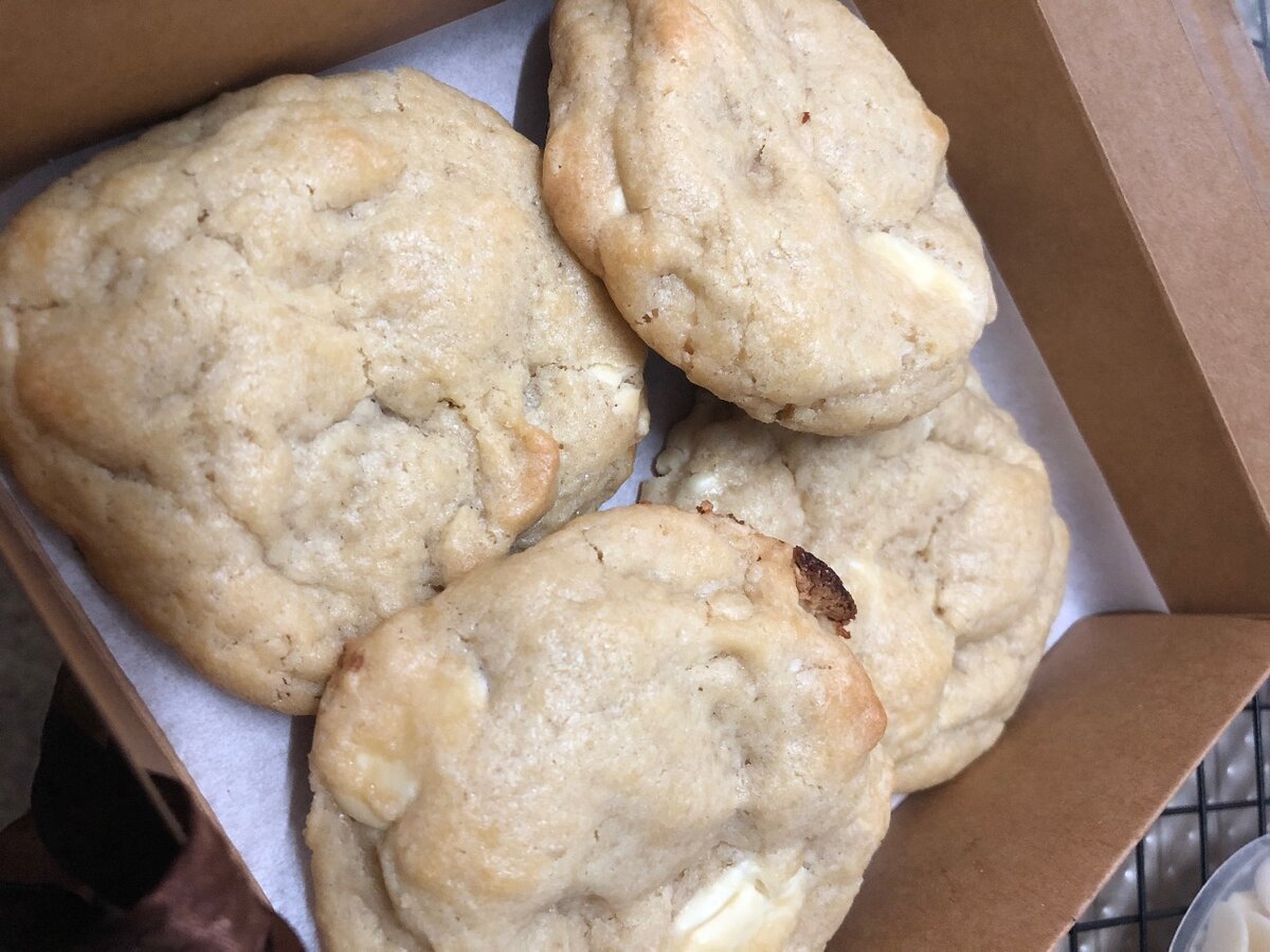 Cookies au chocolat blanc