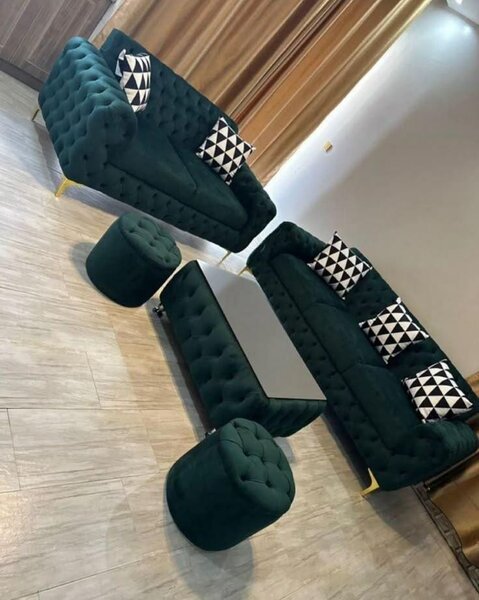 Salon en velours élégant