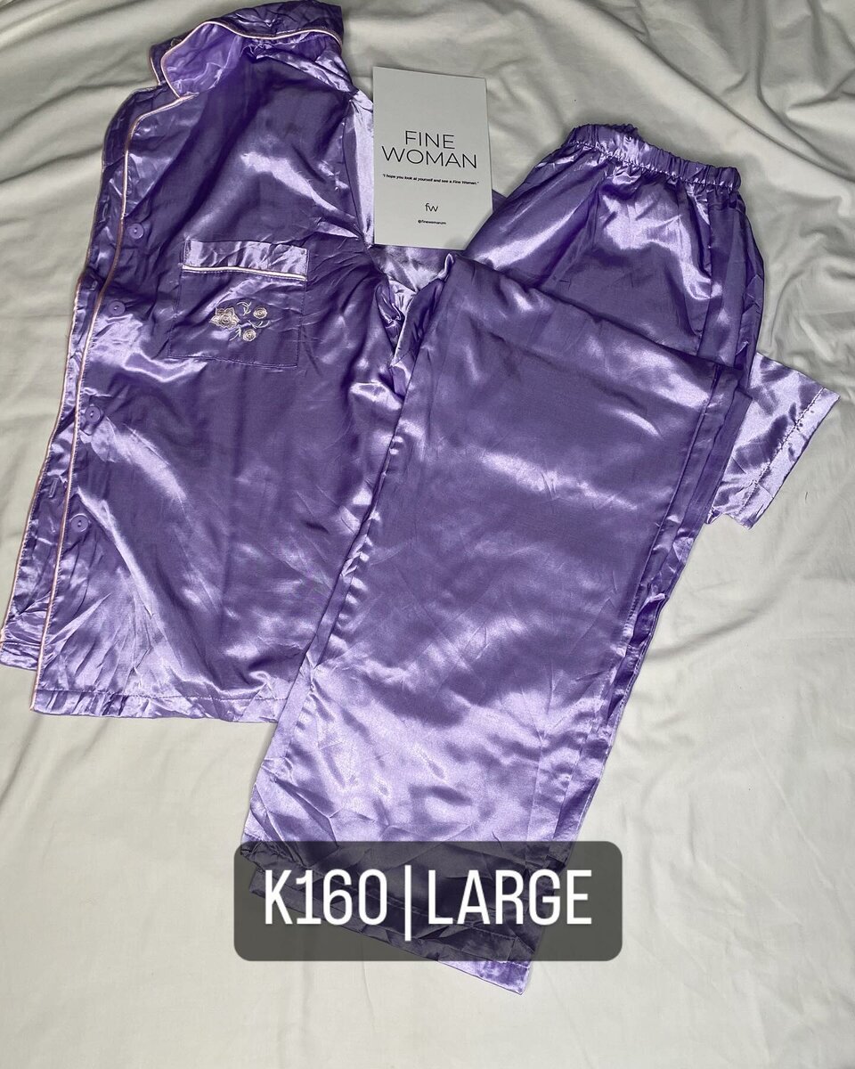 Beautiful women's pajamas purple