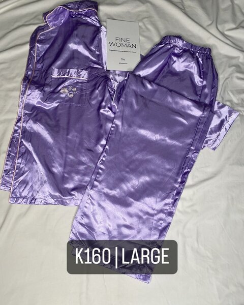 Beautiful women's pajamas purple