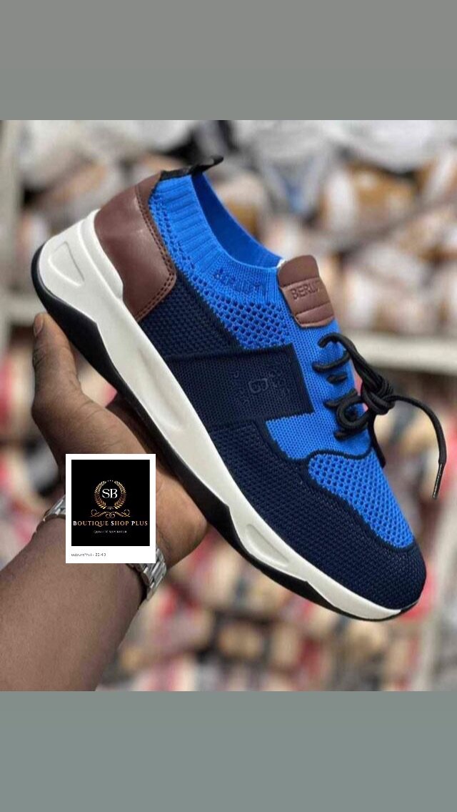 Basket BERLUTI origan semelle en gomme