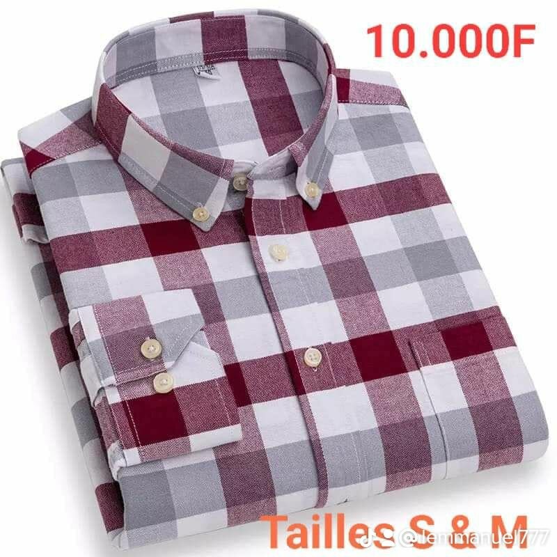 Chemise à carreaux classique