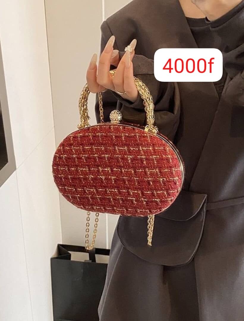 Sac à main en tweed chic