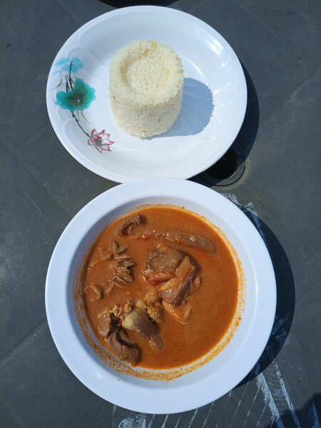 Soupe de cabri + Riz MAKWABA