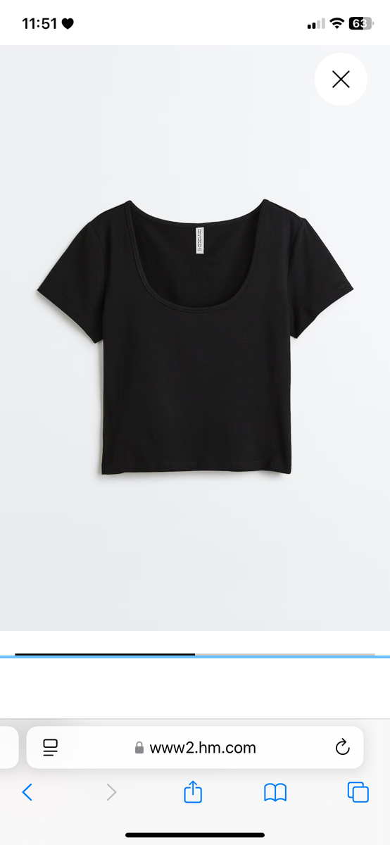 T-shirt noire élégante femme