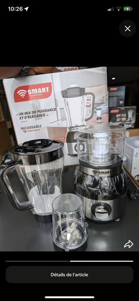 Mixeur Blender Multifonction Smart