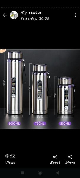 Thermos en acier inoxydable