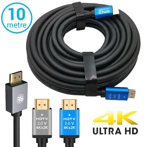 Câble HDMI 10 mètres résolution 4K