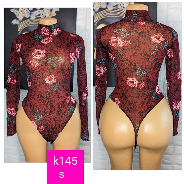 Beautiful, high-quality and comfortable women's floral bodysuit