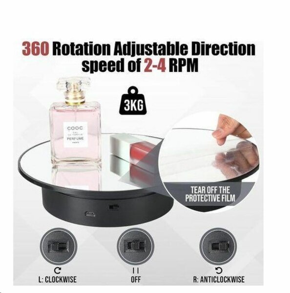 Plateau Tournant Électrique 360°