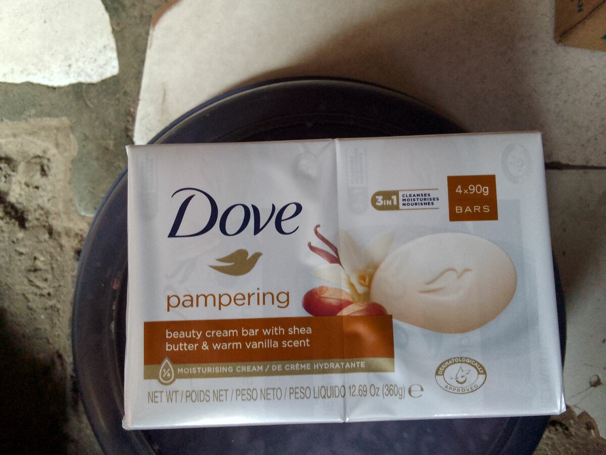Dove bar soap 360g 1 pack