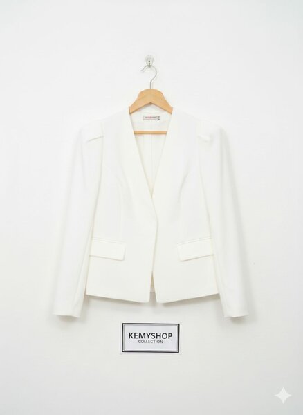 Blazer blanc élégant