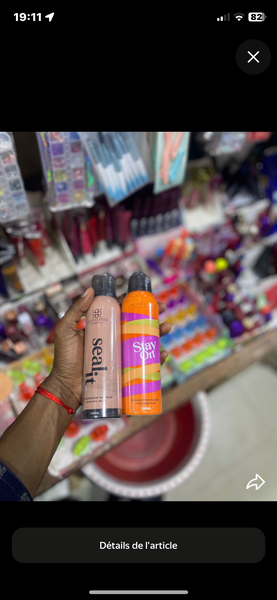 Spray fixateur de maquillage