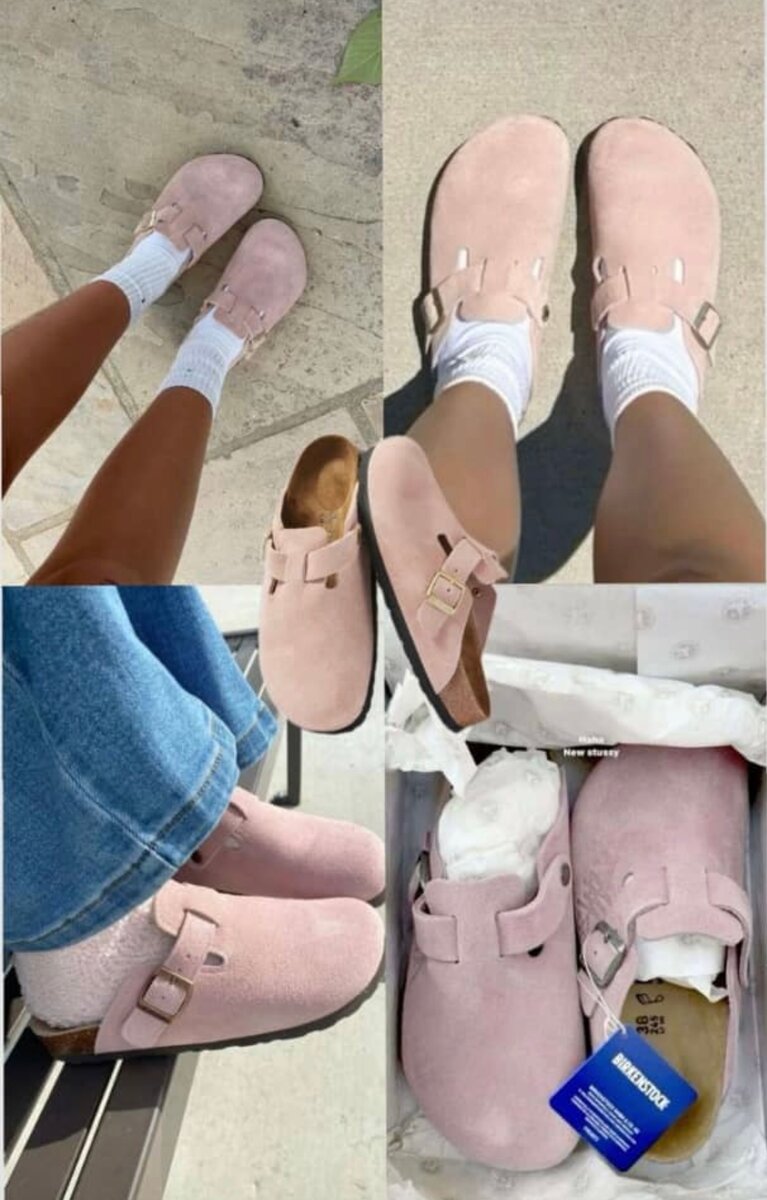 Sabots en daim confortables