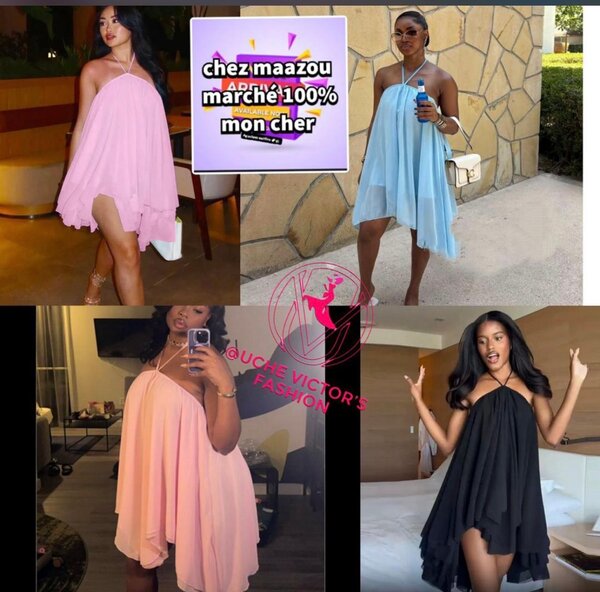 Robe d'été fluide élégante