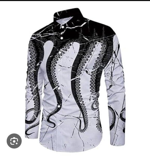 Chemise à motifs audacieux