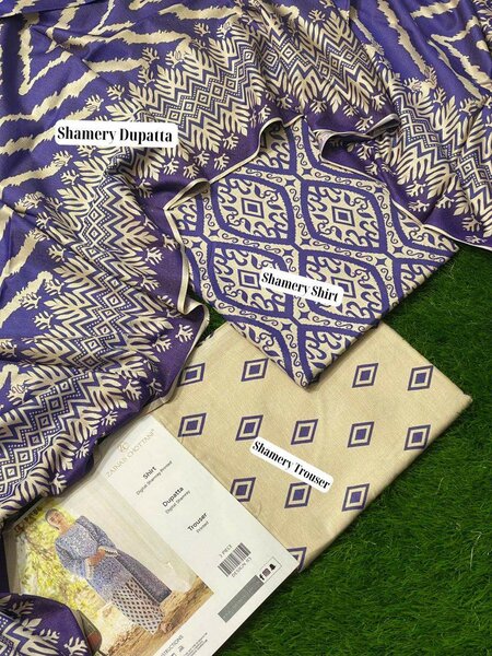 Shirt trousers and duppata