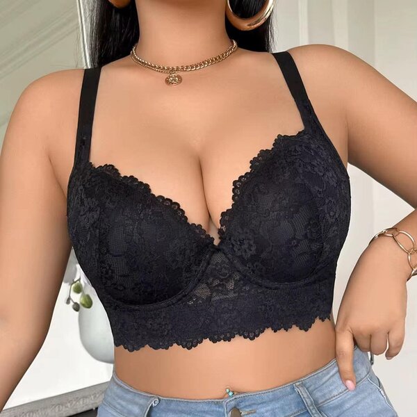 Soutien-gorge bustier en dentelle