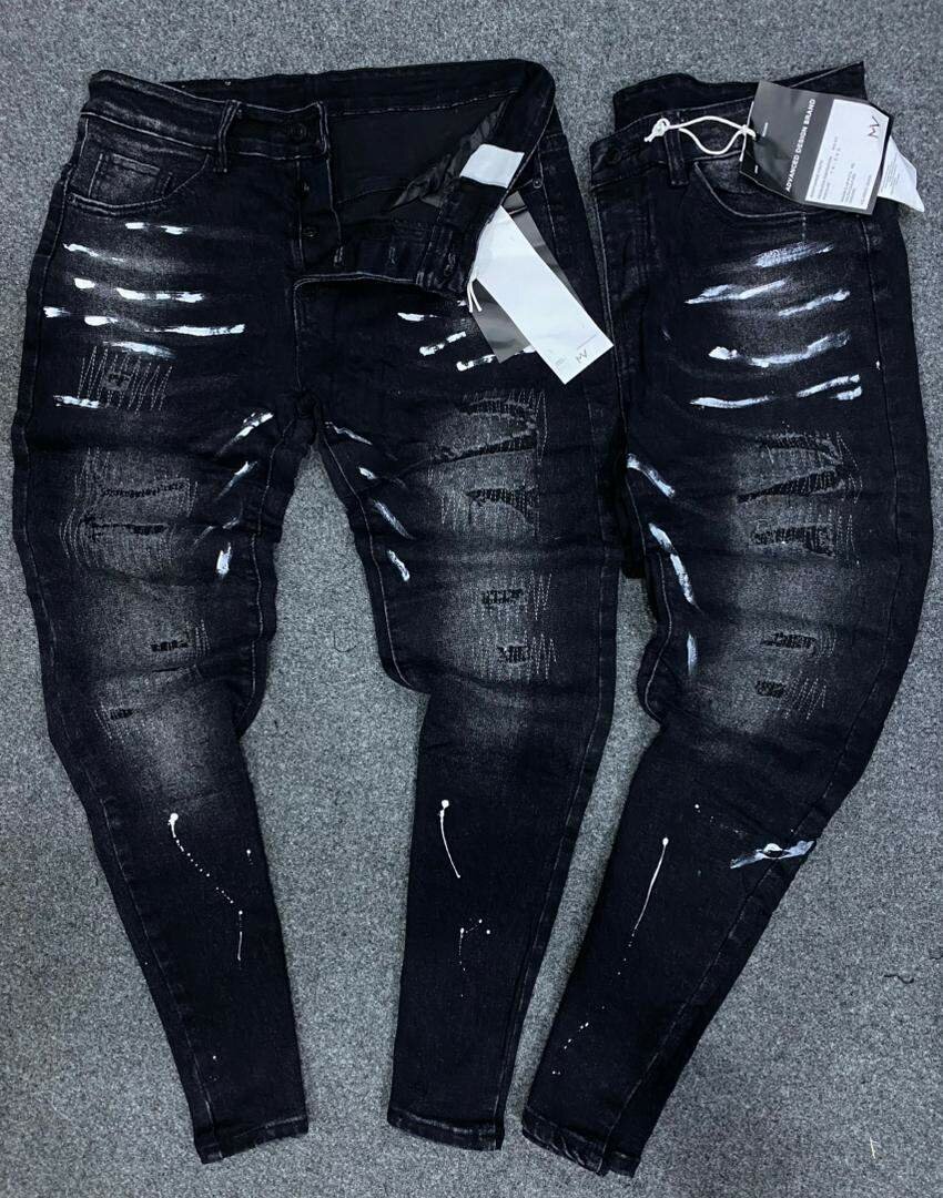 Jeans homme mode déchirée