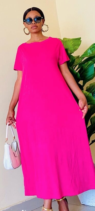 Elegant pink dress m