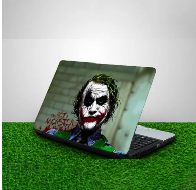 Joker Laptop Back Skin Sticker-Laptop Back Skin-Laptop Skin Vinyl Sticker Decal, 13 13.3 14.6 15 15.4 15.6 inch Laptop Skin Sticker Cover For All Laptops