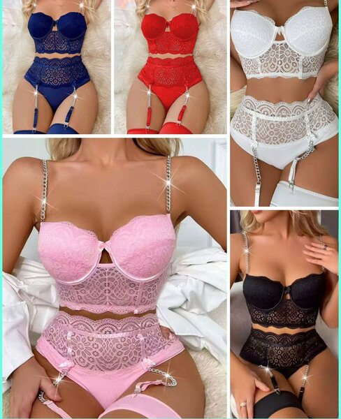 Ensemble lingerie dentelle sexy